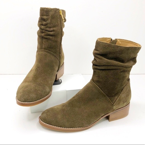 LUCCA Lane Donny Darling brown suede ankle bootie - Picture 1 of 10